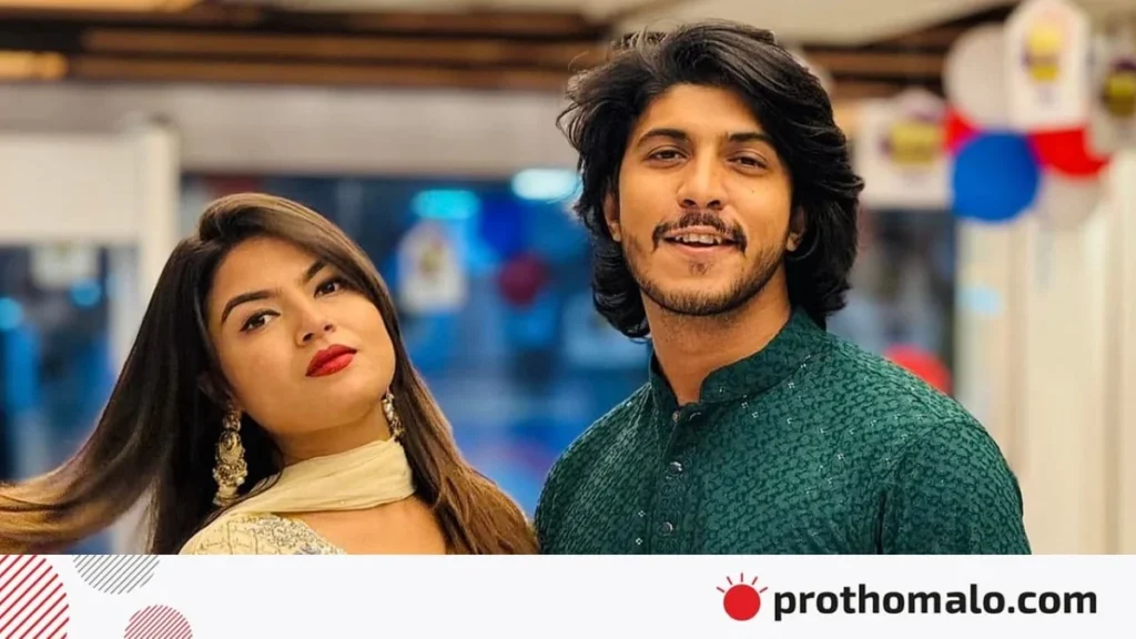 স্ত্রী জারা মাহবুবের সঙ্গে তৌসিফ মাহবুব